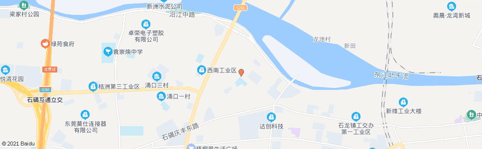 东莞西南鹏城小学_公交站地图_东莞公交_妙搜公交查询2024