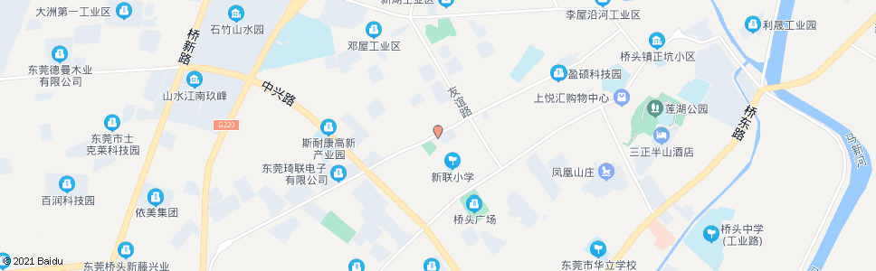 东莞田新市场_公交站地图_东莞公交_妙搜公交查询2024