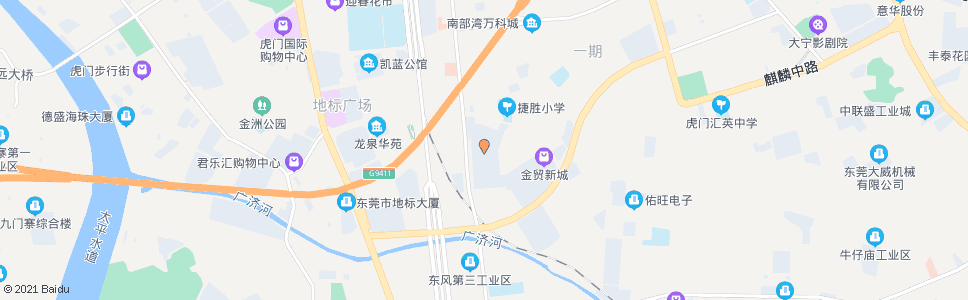 东莞小捷滘新村_公交站地图_东莞公交_妙搜公交查询2024