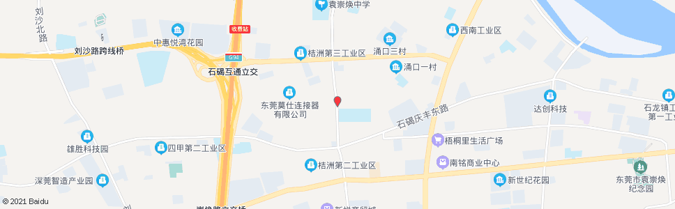 东莞袁崇焕小学_公交站地图_东莞公交_妙搜公交查询2024