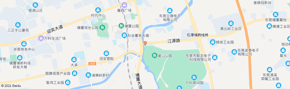 东莞江灏大酒店_公交站地图_东莞公交_妙搜公交查询2024