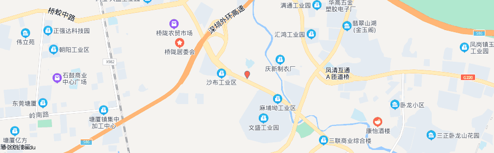 东莞竹尾田村_公交站地图_东莞公交_妙搜公交查询2024