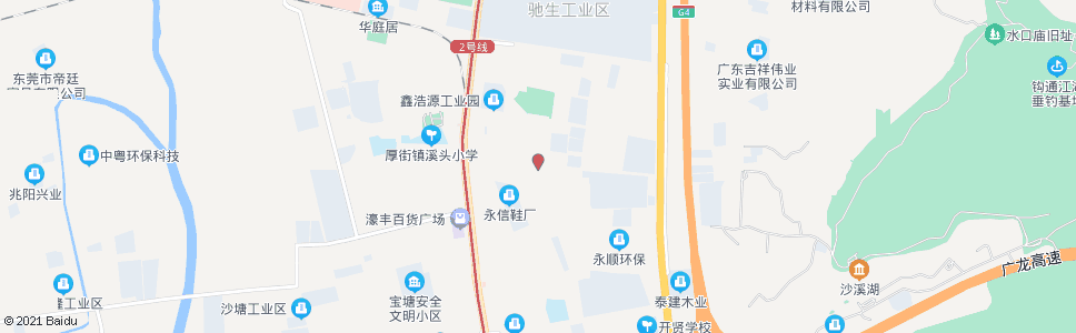 东莞溪南路_公交站地图_东莞公交_妙搜公交查询2024