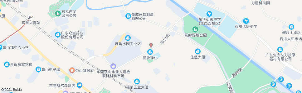 东莞水围市场_公交站地图_东莞公交_妙搜公交查询2024