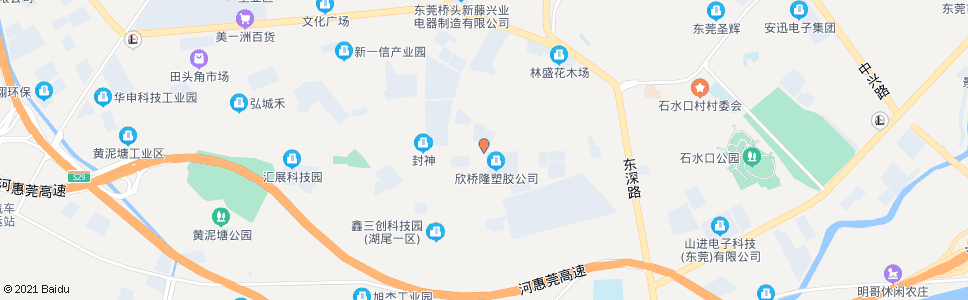 东莞禾坑村_公交站地图_东莞公交_妙搜公交查询2024