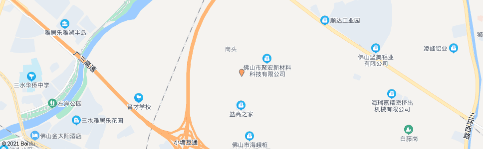 佛山狮岭小学_公交站地图_佛山公交_妙搜公交查询2024