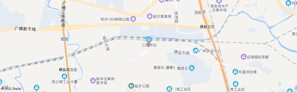 佛山三眼桥(省粮油市场)_公交站地图_佛山公交_妙搜公交查询2024