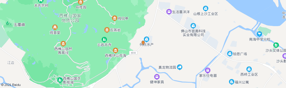 佛山大坑村_公交站地图_佛山公交_妙搜公交查询2024