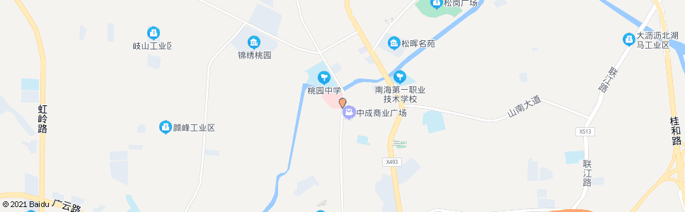 佛山松岗医院_公交站地图_佛山公交_妙搜公交查询2024