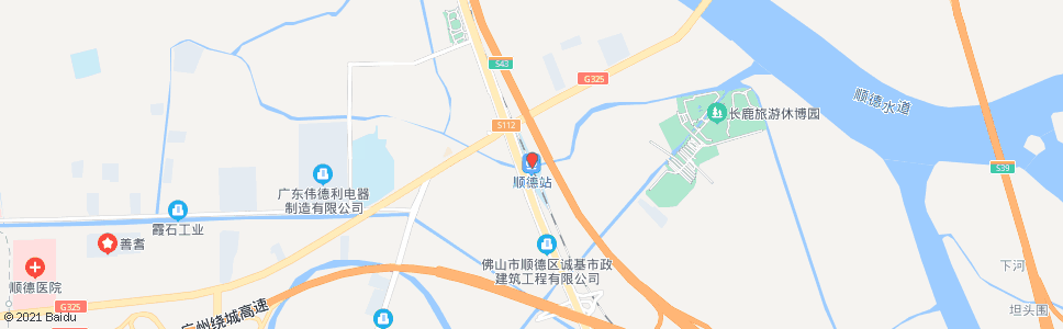 佛山广珠城轨顺德站(南傍中路)_公交站地图_佛山公交_妙搜公交查询2024