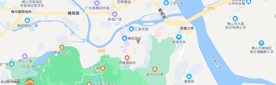 佛山西樵永安站_公交站地图_佛山公交_妙搜公交查询2024