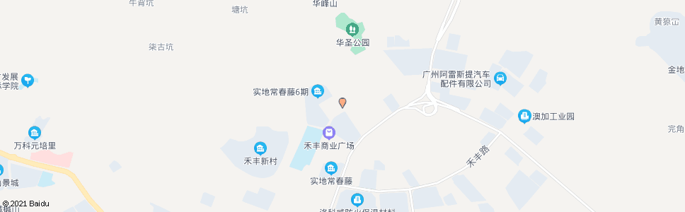 广州华峰路(红旗村)_公交站地图_广州公交_妙搜公交查询2024