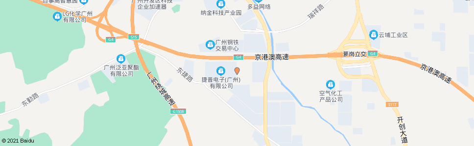 广州赵溪路_公交站地图_广州公交_妙搜公交查询2024