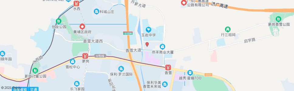 广州香雪公寓_公交站地图_广州公交_妙搜公交查询2024