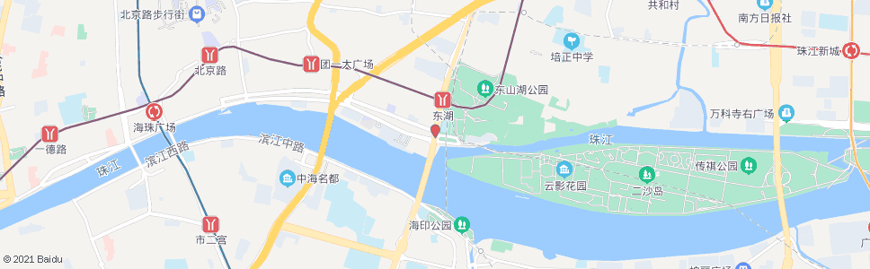 广州海印桥总站_公交站地图_广州公交_妙搜公交查询2024