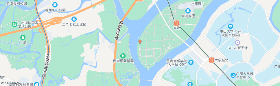 广州星岛环北路(螺旋二路路口)_公交站地图_广州公交_妙搜公交查询2024