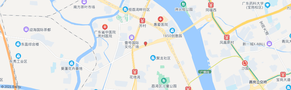 广州花蕾路_公交站地图_广州公交_妙搜公交查询2024