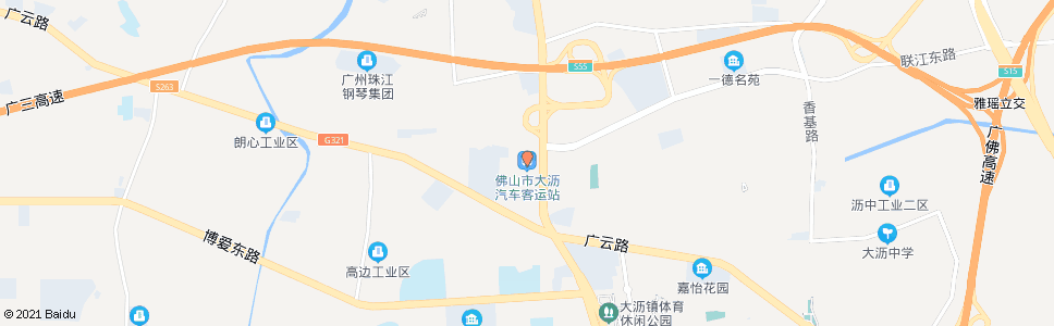 广州大沥汽车客运站_公交站地图_广州公交_妙搜公交查询2024