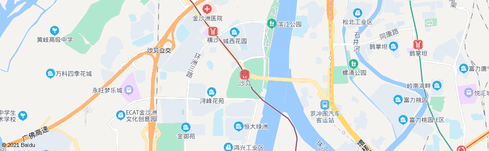 广州沙贝站_公交站地图_广州公交_妙搜公交查询2024