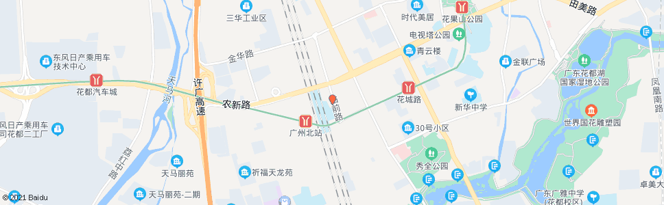 广州金信路总站(云山锦绣家园)_公交站地图_广州公交_妙搜公交查询2024