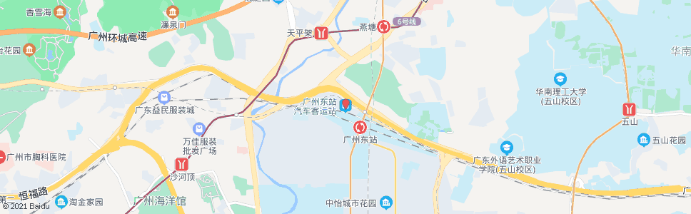 广州东站汽车客运站_公交站地图_广州公交_妙搜公交查询2024