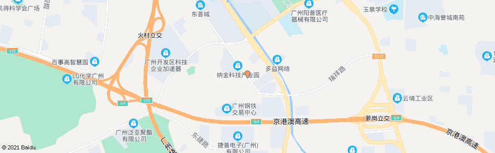 广州瑞和路南_公交站地图_广州公交_妙搜公交查询2024