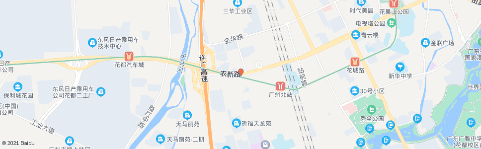 广州布心1_公交站地图_广州公交_妙搜公交查询2024