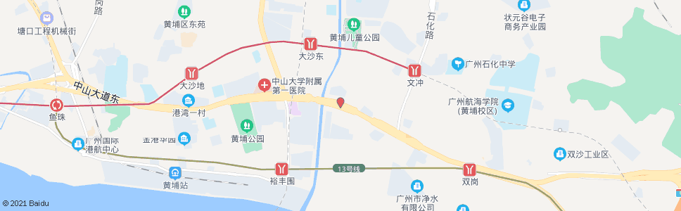 广州BRT乌冲_公交站地图_广州公交_妙搜公交查询2024