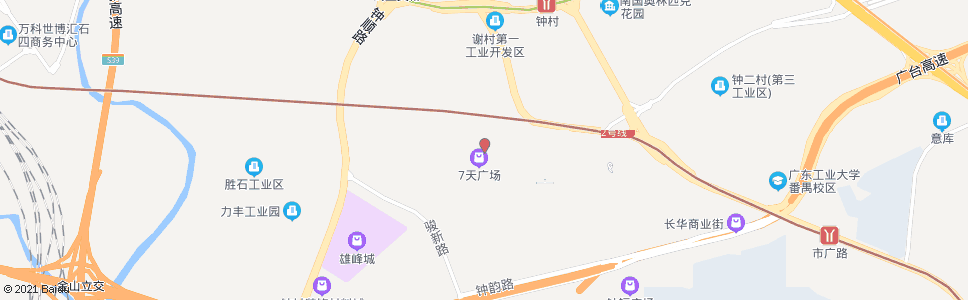 广州泗沥_公交站地图_广州公交_妙搜公交查询2024