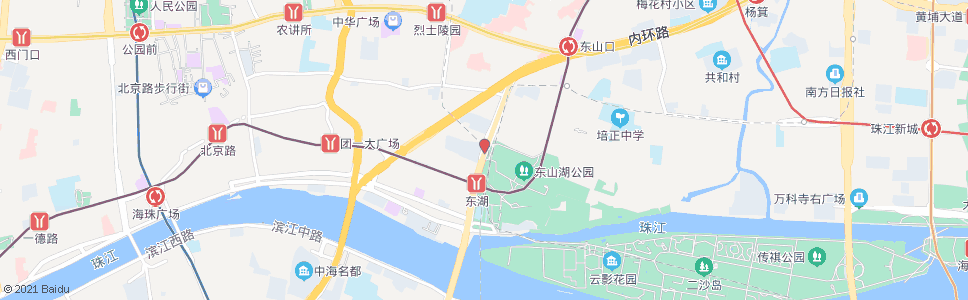 广州东湖路_公交站地图_广州公交_妙搜公交查询2024