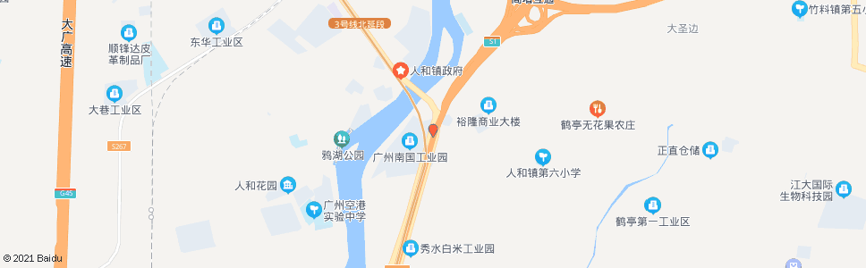 广州鹤亭_公交站地图_广州公交_妙搜公交查询2024