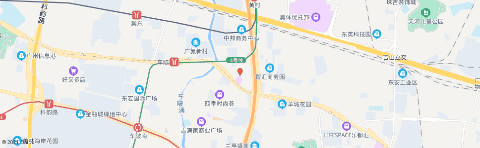 广州东圃总站(黄村西路)_公交站地图_广州公交_妙搜公交查询2024