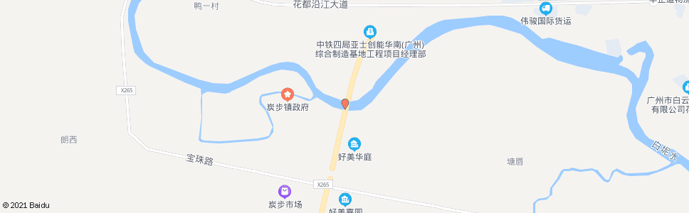 广州炭步大桥_公交站地图_广州公交_妙搜公交查询2024