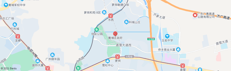 广州开发区总站_公交站地图_广州公交_妙搜公交查询2024