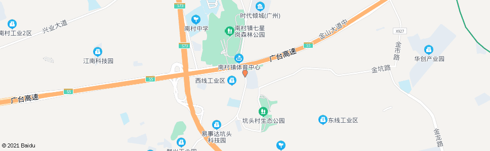 广州金山大道路口_公交站地图_广州公交_妙搜公交查询2024