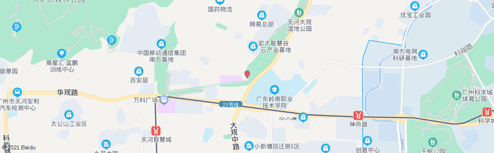 广州软件路_公交站地图_广州公交_妙搜公交查询2024