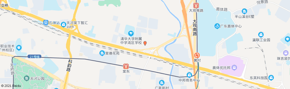 广州广氮花园总站_公交站地图_广州公交_妙搜公交查询2024