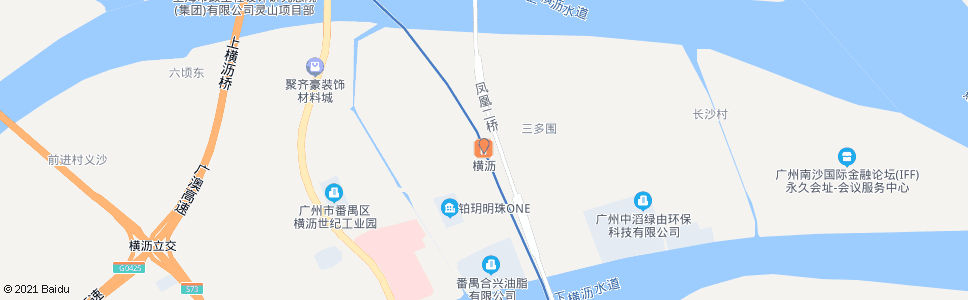 广州横沥_公交站地图_广州公交_妙搜公交查询2024