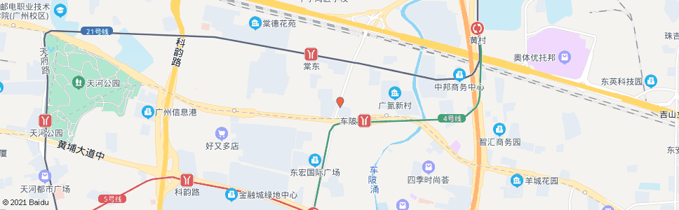 广州车坡路口_公交站地图_广州公交_妙搜公交查询2024