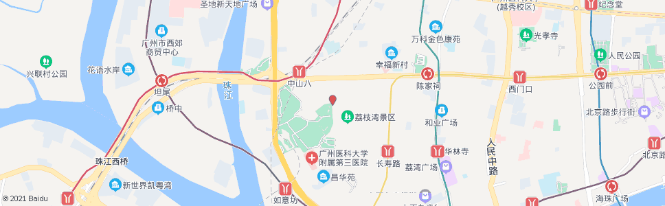 广州泮塘(泮塘路)_公交站地图_广州公交_妙搜公交查询2024