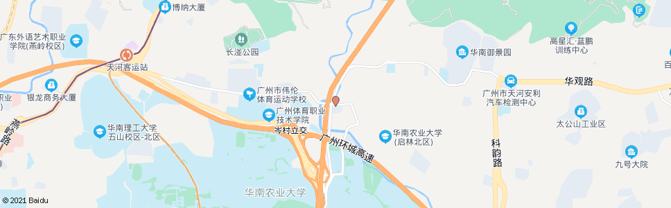 广州长福路_公交站地图_广州公交_妙搜公交查询2024
