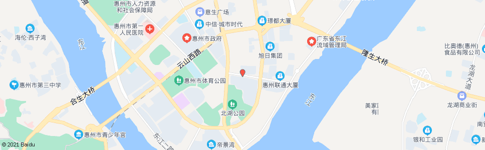 惠州水北新村_公交站地图_惠州公交_妙搜公交查询2024