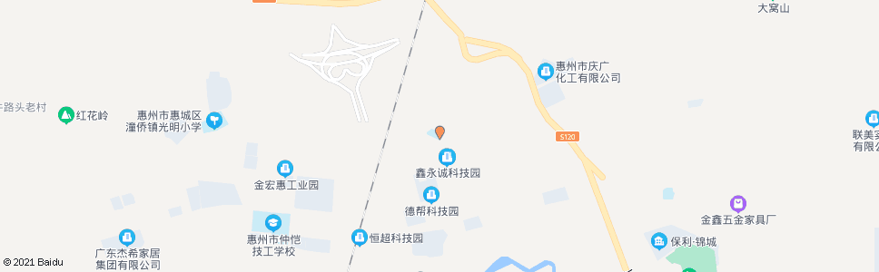 惠州宏村小学_公交站地图_惠州公交_妙搜公交查询2024