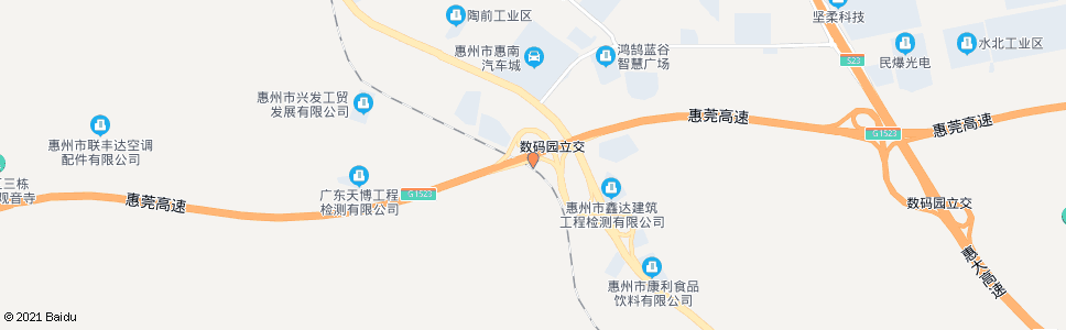惠州铁路桥_公交站地图_惠州公交_妙搜公交查询2024