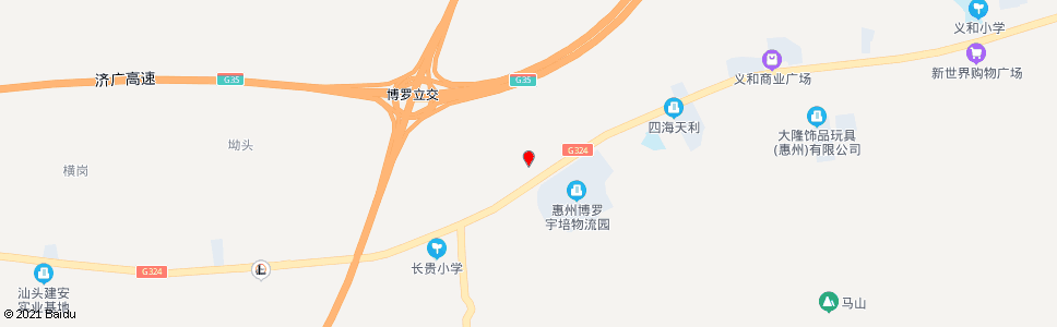 惠州南门岭村_公交站地图_惠州公交_妙搜公交查询2024