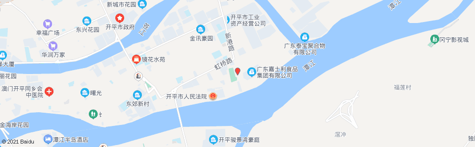 江门港口公园站_公交站地图_江门公交_妙搜公交查询2024