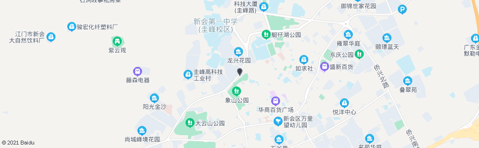 江门龙兴花园站_公交站地图_江门公交_妙搜公交查询2025