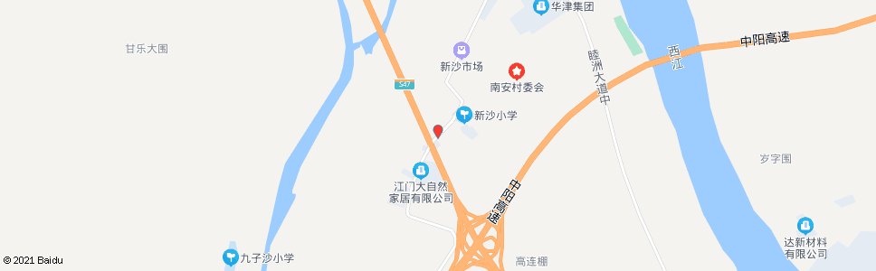 江门南安村_公交站地图_江门公交_妙搜公交查询2024