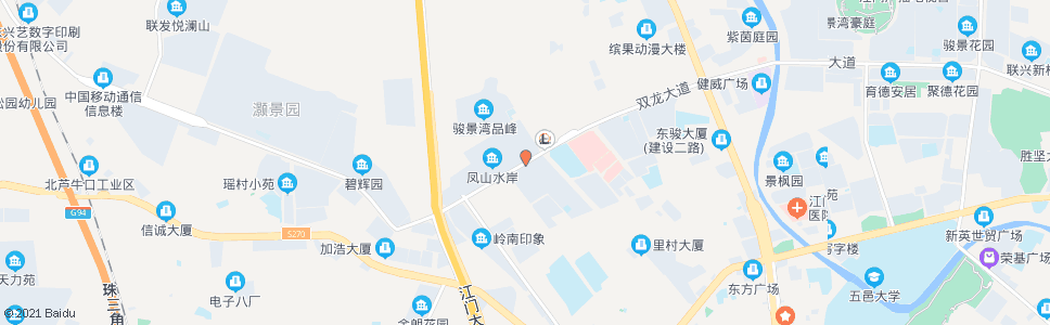 江门凤山水岸(中加柏仁)_公交站地图_江门公交_妙搜公交查询2024