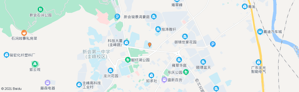 江门新会华侨中学_公交站地图_江门公交_妙搜公交查询2024